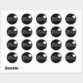Sticker Rond Diplômé de NICU (Feuille)