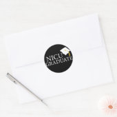 Sticker Rond Diplômé de NICU (Enveloppe)