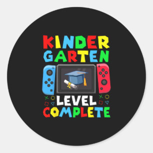 Sticker Rond Diplôme de niveau maternelle Cl 2025 Gam