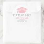 Sticker Rond diplôme / diplôme / diplôme féminin (Sac)