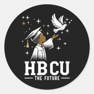 Sticker Rond Diplômé futur Hbcu Histoire Collège noir Jeunesse 