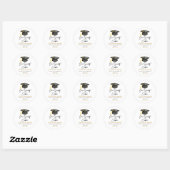 Sticker Rond Diplômé One Smart Cookie 2026  (Feuille)