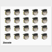 Sticker Rond Diplômés de Kitten (Feuille)