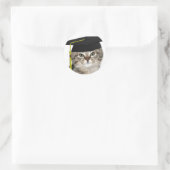 Sticker Rond Diplômés de Kitten (Sac)