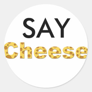 Sticker Rond dire fromage