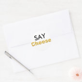 Sticker Rond dire fromage (Enveloppe)