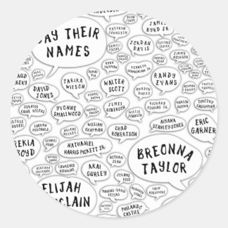 Sticker Rond dire leurs noms