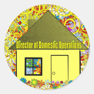 Sticker Rond Directeur des opérations intérieures
