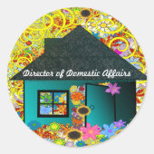 Sticker Rond Directeur des opérations intérieures (Devant)