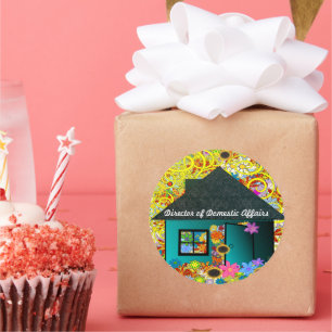 Sticker Rond Directeur des opérations intérieures