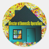 Sticker Rond Directeur des opérations intérieures (Devant)