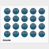 Sticker Rond Directeur Des Soins Infirmiers Boho Directeur Infi (Feuille)