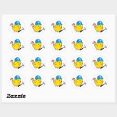 Sticker Rond DirthRockChick (Feuille)