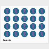 Sticker Rond Dirty Girls Have More Fun Funny Quote  (Feuille)