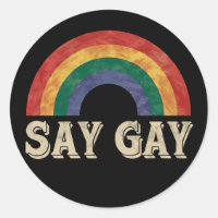 Dis Gay Vintage Arc-en-ciel Gay Pride Mois Lgbt