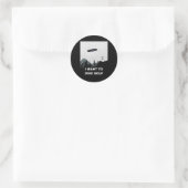 Sticker Rond Disc Golf Ufo  (Sac)