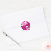 Sticker Rond Disco Funky (Enveloppe)