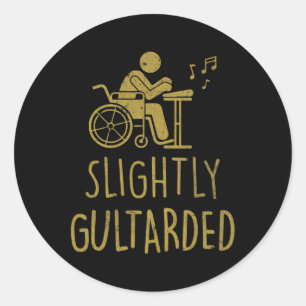 Sticker Rond Discours amusants pour les utilisateurs de fauteui