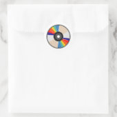 Sticker Rond Disque compact (Sac)