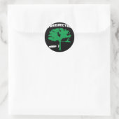Sticker Rond Disque de golf volant Treejected (Sac)