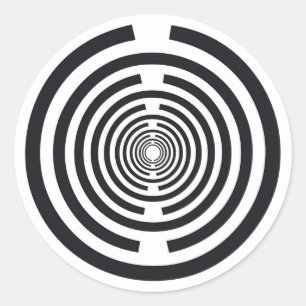 Sticker Rond Disque de vitalité Lakhovsky, antenne Tesla MWO, s