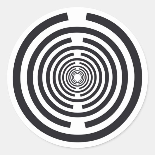 Sticker Rond Disque de vitalité Lakhovsky, antenne Tesla MWO, s (Devant)