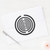 Sticker Rond Disque de vitalité Lakhovsky, antenne Tesla MWO, s (Enveloppe)