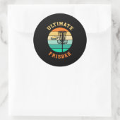 Sticker Rond Disque Golf Ultimate Frisbee (Sac)