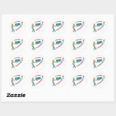 Sticker Rond Disque volant Frisbee (Feuille)