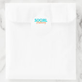 Sticker Rond Distances sociales (Sac)