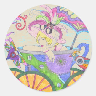 Sticker Rond Distributeur de savon Steampunk 8 et porteur de br