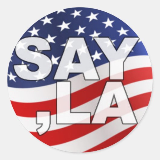 Sticker Rond Dites à Kamala que c'est facile (Devant)