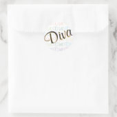 Sticker rond Diva (Sac)