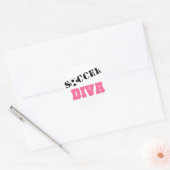 Sticker Rond Diva Soccer (Enveloppe)