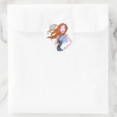 Sticker Rond "DIVAtude" (Sac)