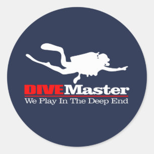 Sticker Rond DIVEMaster