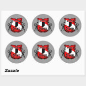 Sticker Rond Diver Indiana (Feuille)