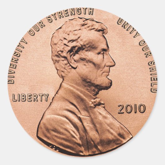 Sticker Rond Diversité Notre Force Unité Notre Bouclier (Devant)