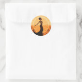 STICKER ROND DIVINE FEMININE #5 (Sac)