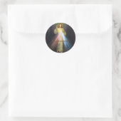 STICKER ROND DIVINE MERCY JESUS JE FAIS CONFIANCE EN VOUS (Sac)