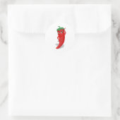 Sticker Rond Divine Piment Rouge Chaud (Sac)