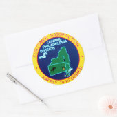 Sticker Rond Division Conrail Philadelphie (Enveloppe)