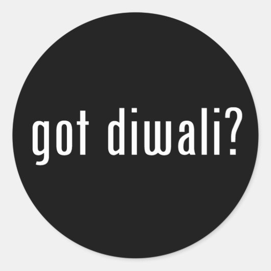 Sticker Rond Diwali ? (Devant)