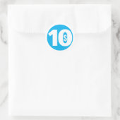 Sticker Rond Dix Dollars (Sac)