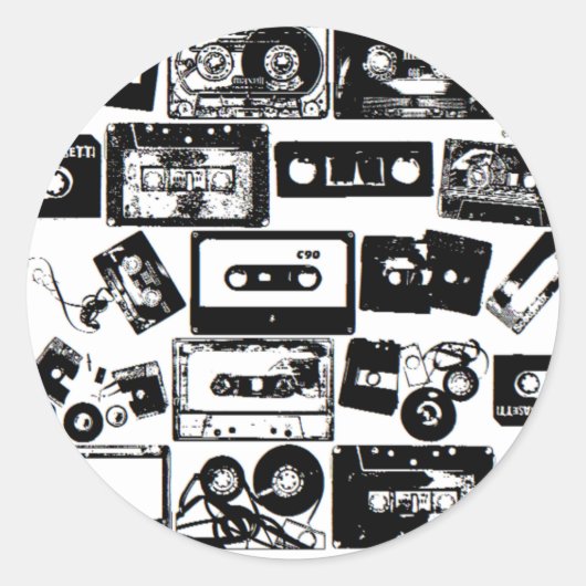 Sticker Rond dj (Devant)