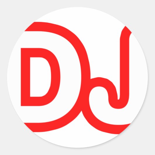 STICKER ROND DJ (Devant)