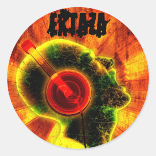 Sticker Rond DJ EXTAZA