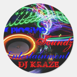 STICKER ROND DJ KRAZE