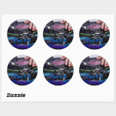 Sticker Rond DJ Seismic - Sentez-Le ! (Feuille)