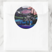 Sticker Rond DJ Seismic - Sentez-Le ! (Sac)